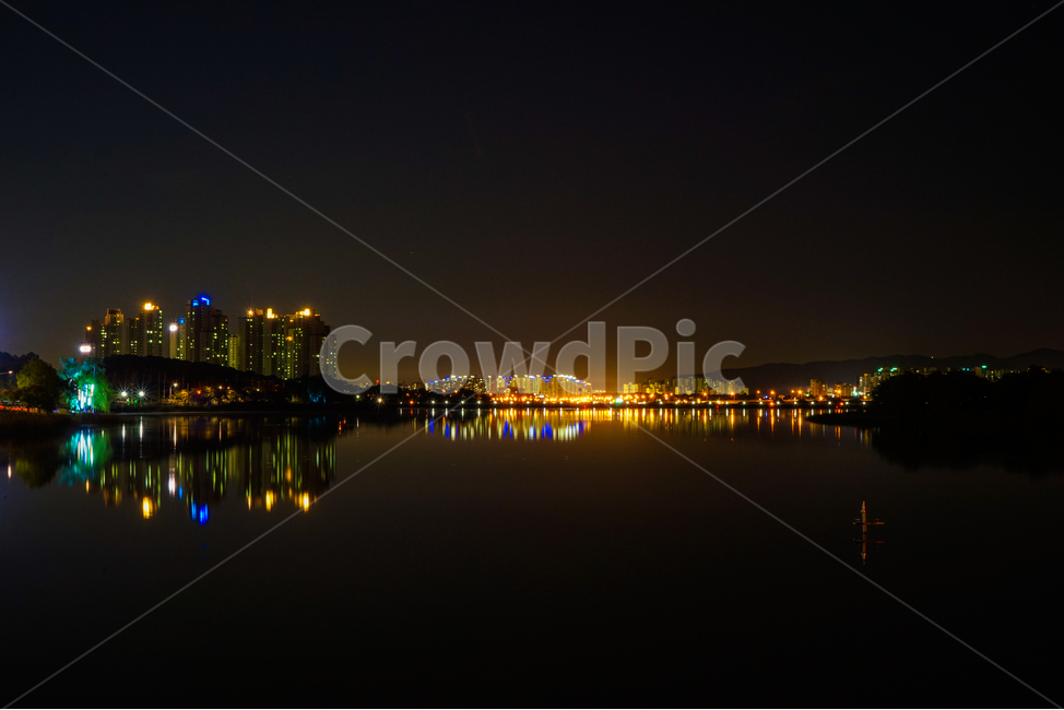 야경,밤,풍경,호수,아파트,조명,반영,투영,야경,밤,풍경,nightscape,night,landscape,도시,city,한국도시풍경,한국도시경관,korea cityscape