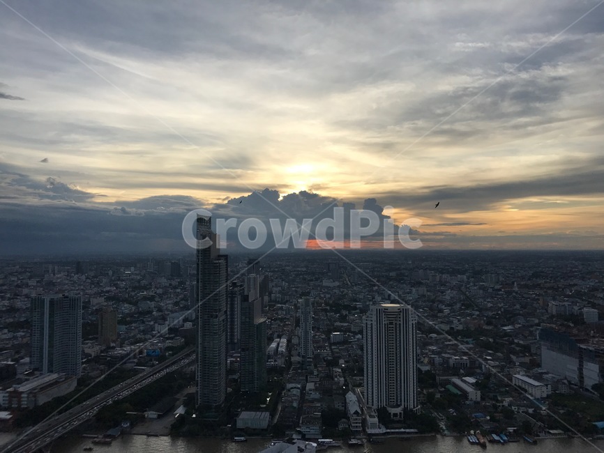 방콕,스카이뷰,시로코,구름,석양,하늘,도시,흐림,도시,풍경,city,landscape,해외,외국,세계,foreign,oversea,world,세계도시풍경,해외도시풍경,외국도시풍경,world cityscape,outdoors,옥외,경치,nature,자연,scenery