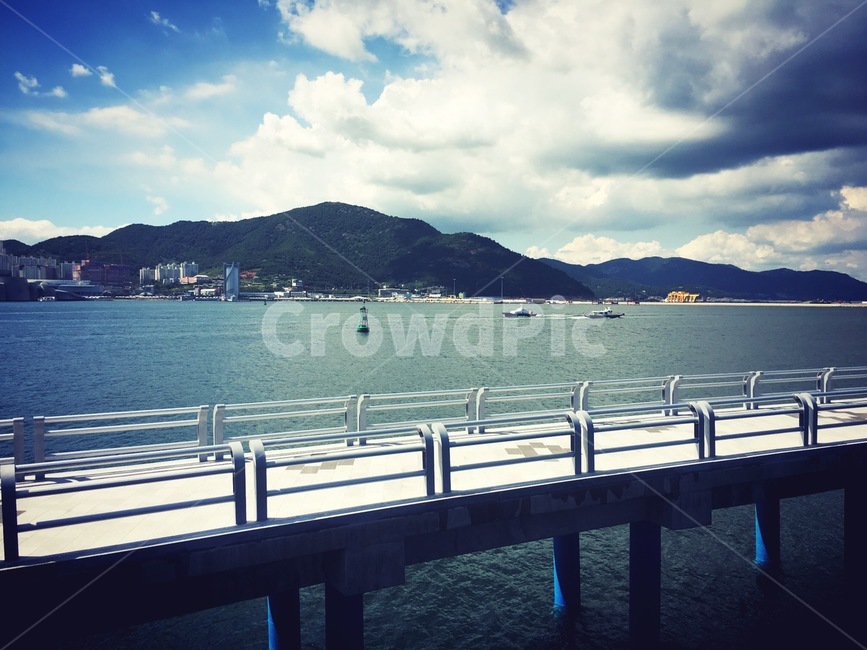 바다,구름,하늘,자연,풍경,자연,풍경,nature,landscape,water,물,waterfront,워터 프론트,pier,교각,port,포트