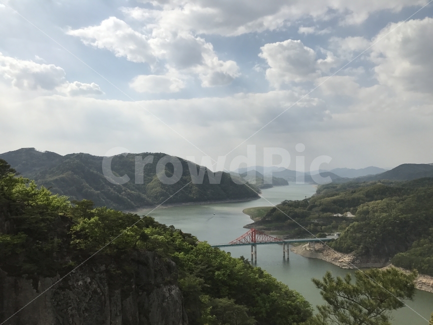 옥순봉,산,전경,옥순대교,하늘,자연,풍경,nature,landscape,한국자연풍경,한국자연경관,korea nature landscape,promontory,곶,outdoors,옥외,water,물