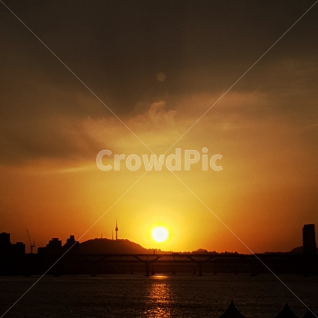 잠실한강공원,노을,sunset,hanriver,한강