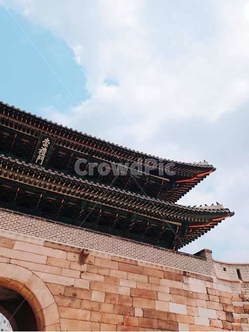 서울,숭례문,남대문,전통,기와,처마,단청,전통문화,문,유적,하늘,구름,문화재