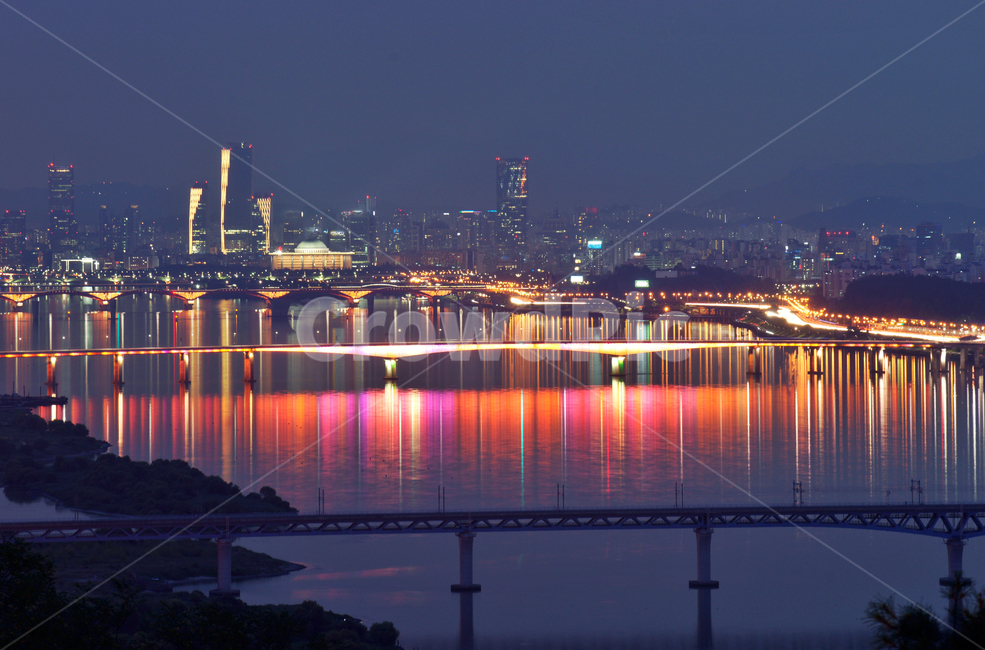 가양대교,마곡대교,한강,반영,여의도,교량,야경,야경,밤,풍경,nightscape,night,landscape,도시,city,한국도시풍경,한국도시경관,korea cityscape,색깔,색상,색채,색감,color sense,color sensitivity,feeling of color,water,물,waterfront,워터 프론트,building,건물
