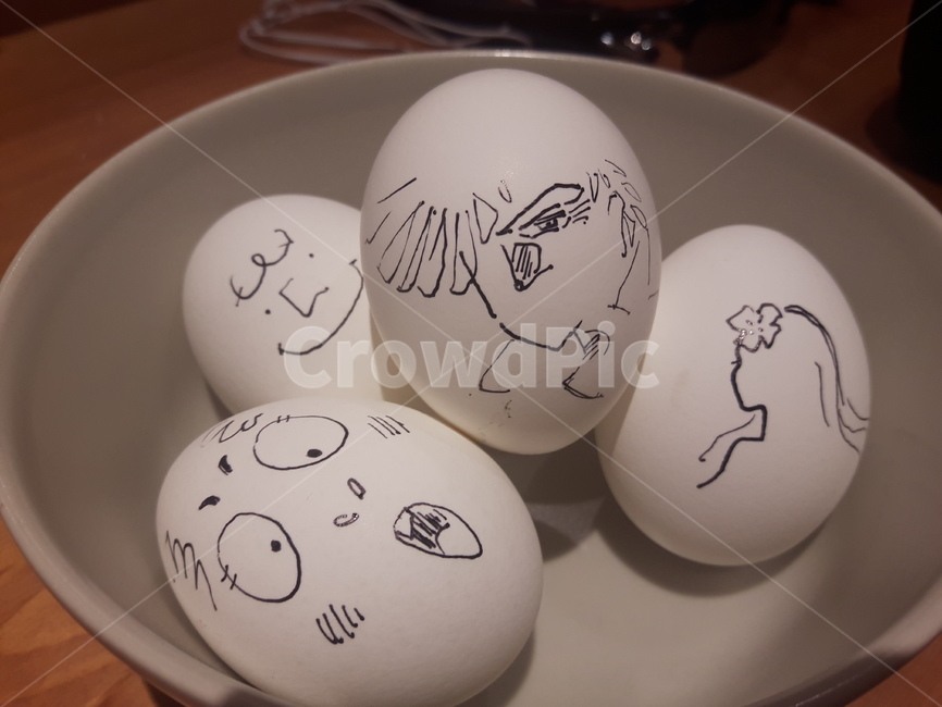 가족,야식,달걀,까치,식구