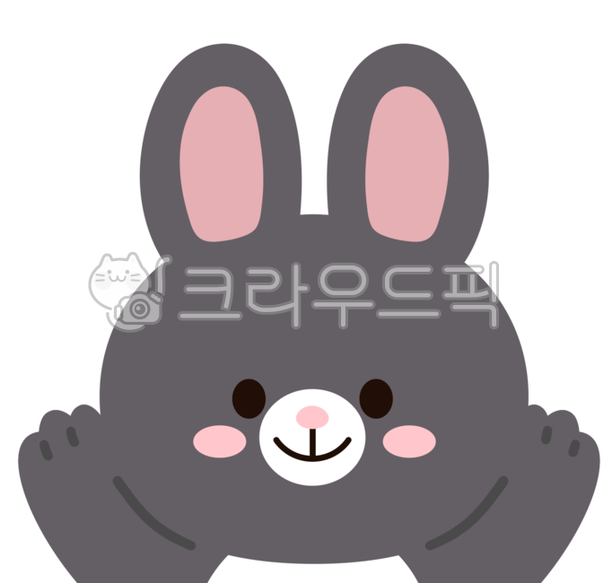 black rabbit,2023,Day care Center,rabbit character,cute,year of gyemyo,kindergarden,rabbit,animal,rabbit illustration,rabbit png