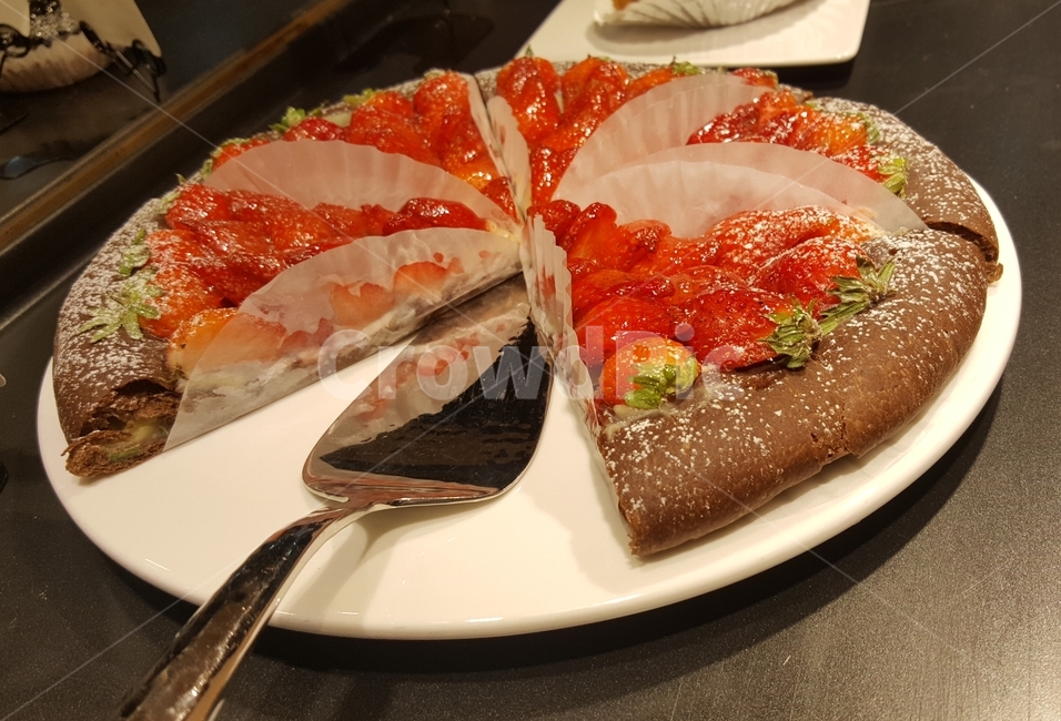 피자,딸기피자,디저트,간식,빵