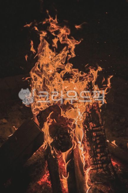 불, 불멍, 모닥불, 장작불, 캠프파이어, 사진,이미지,일러스트,캘리그라피 - 최승현작가