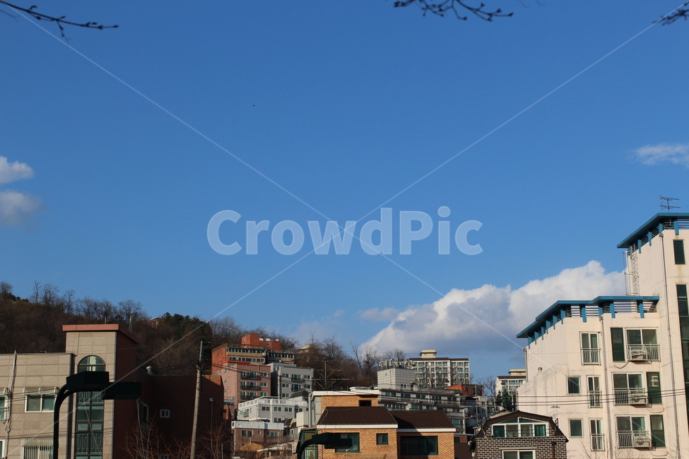 구름,하늘,풍경,맑은한을,봄,도시,풍경,city,landscape
