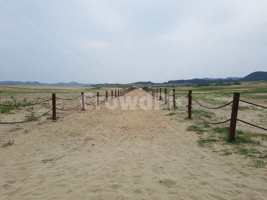 모래길,길,배경,하늘,거리