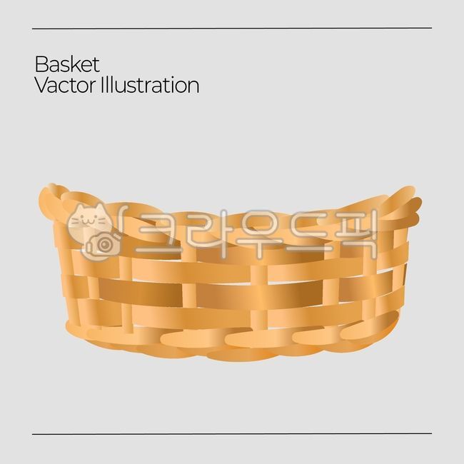 바구니,바스켓,basket,나무바구니,일러스트,그래픽,벡터,대나무바구니,vactor