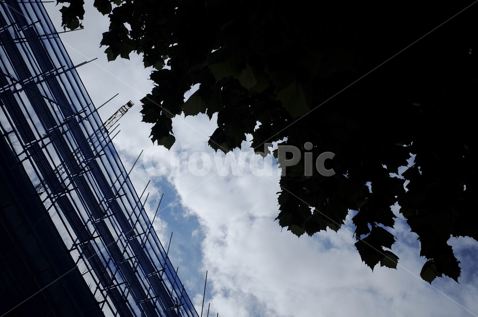 nature,자연,outdoors,weather,날씨,cumulus,적운,cloud,구름,sky,하늘,blue,파란,파랑,푸른,azuresky,bluesky,푸른하늘,파란하늘,silhouette,실루엣,건설,공사,공사중,공사현장,건설현장
