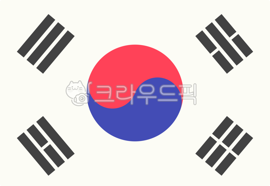 Taegeukgi illustration,flag,Korean flag,Korean Flag,Taegeukgi drawing,national flag of korea