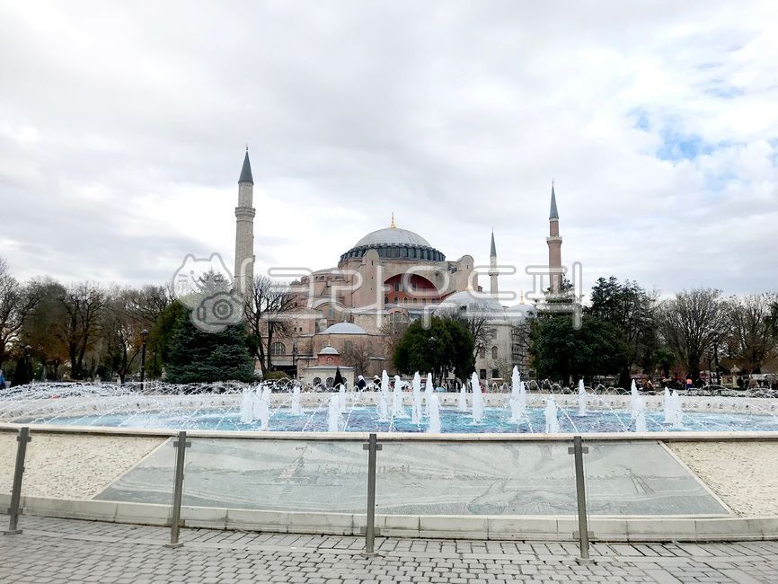 fountain,Trkiye,Istanbul,vault,Hagia Sophia