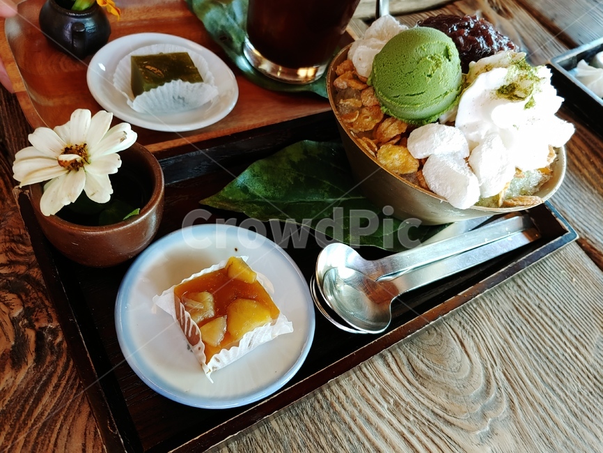 빙수,녹차빙수,녹차팥빙수,후식,간식