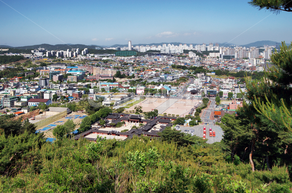 수원행궁,행궁,팔달산,도심풍경,수원도심,화성,수원