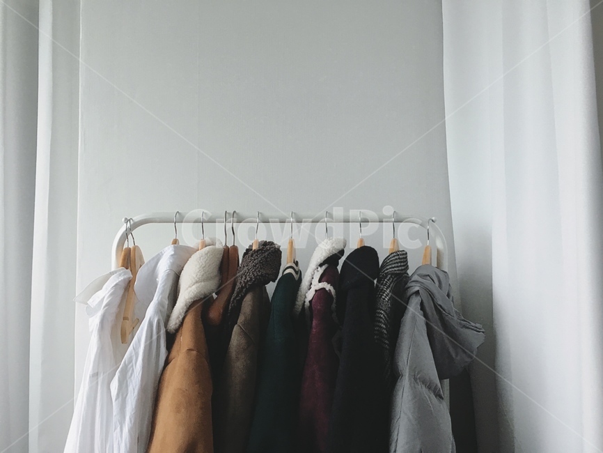 clothesrack,my room,winter clothes,background,Emotion,hanger,winterclothes,room,Emotional photo