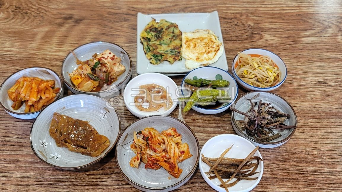 쌈밥, 쌈밥정식, 한정식, 한식백반, 백반, 사진,이미지,일러스트,캘리그라피 - BUSAN OPPA작가