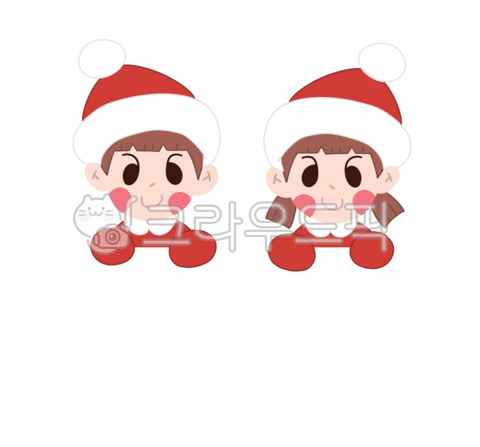 크리스마스,크리스마스카드,소년소녀,어린이집,메리크리스마스,산타,christmas,santa,겨울,학생,사람,크리스마스일러스트,산타그림,산타일러스트