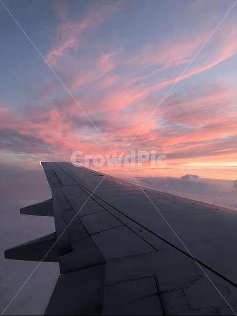 nature,자연,outdoors,옥외,landscape,경치,scenery,풍경,airplane,vehicle,차량,transportation,교통,aircraft,항공기,구름,하늘,붉은하늘,비행기,분홍,분홍하늘,pink,pinksky,항공,seasons,sunset,sunrise,night,교통,교통수단,traffic,transportation