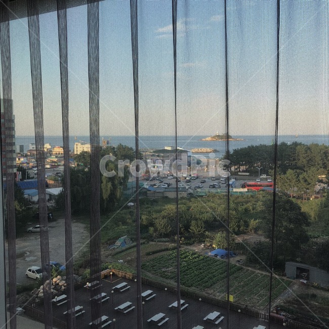 주차장,바깥풍경,실루엣,해변,뷰