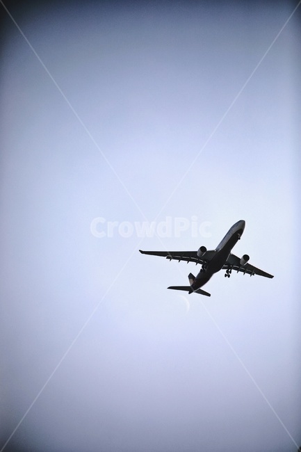 비행기,하늘,실루엣,airplane,sky,silhouette,교통,교통수단,traffic,transportation