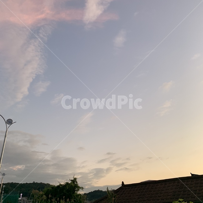 노을,하늘,감성,먹구름,색감,cloud