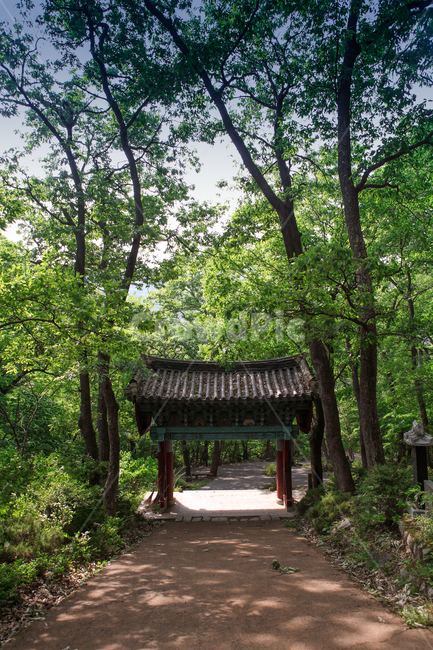 일주문,초록,산,절,산사,입구,길,한국전통,한국문화,korean traditional,korean culture,건축물,건물외관,exterior,building,structure,architecture,construction