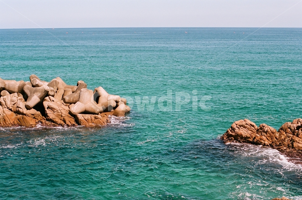 푸른바다,투명한,파란,blue,청량한,시원한,필름사진,자연,풍경,nature,landscape,promontory,곶