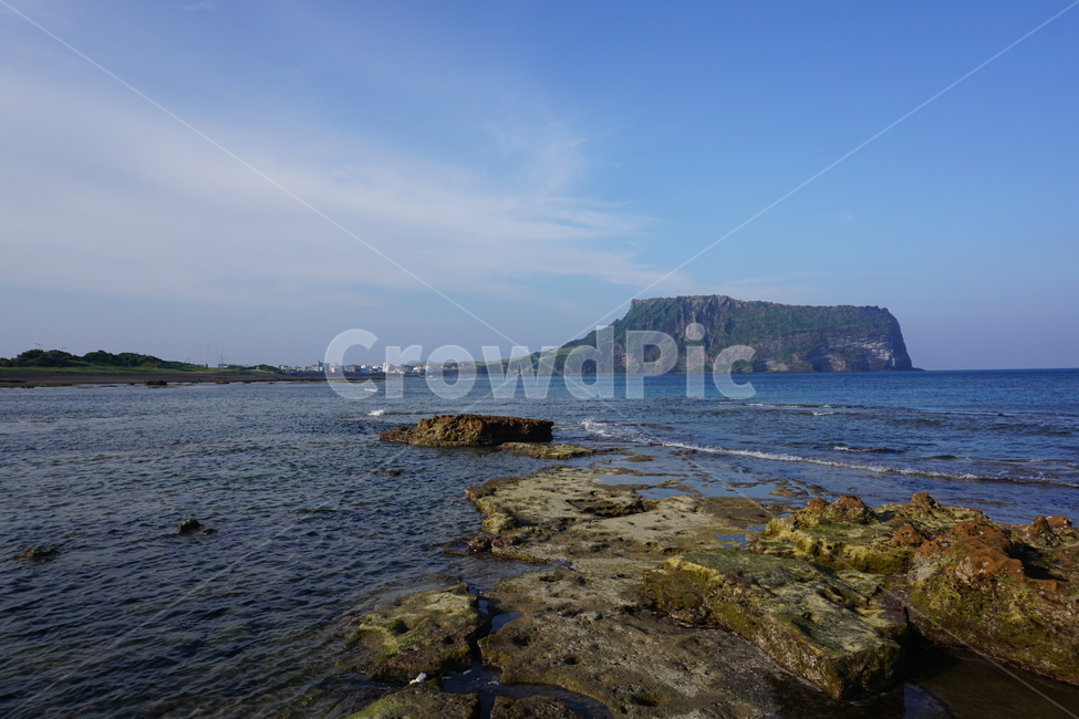 성산일출봉,광치기해변,바다,갯바위,제주도,제주,자연,풍경
