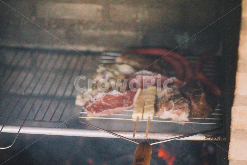 바베큐,bbq,철판,숯불구이,화덕구이,barbecue,철판구이,치즈구이,생고기,소세지,소고기,벽돌
