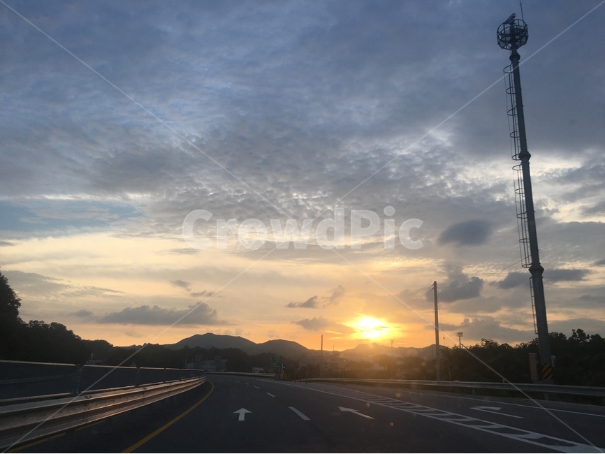 석양,하늘,자연,풍경,구름,자연,풍경,nature,landscape,road,도로