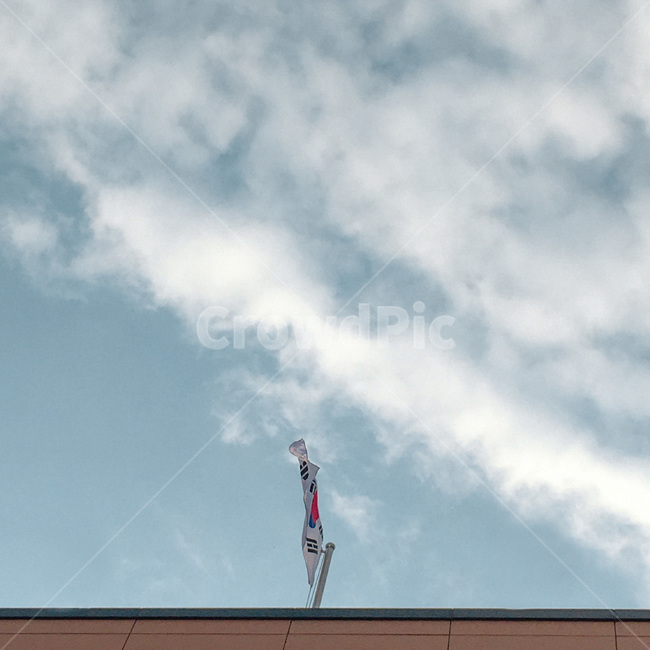 sky,flag,Voting encouragement,Korean Flag,patriotism