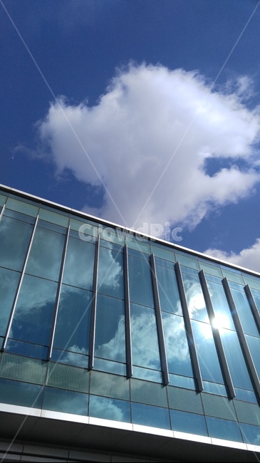 구름,하늘,건물,빌딩,반사,cloud,sky,building,건축물,건물외관,exterior,building,structure,architecture,construction