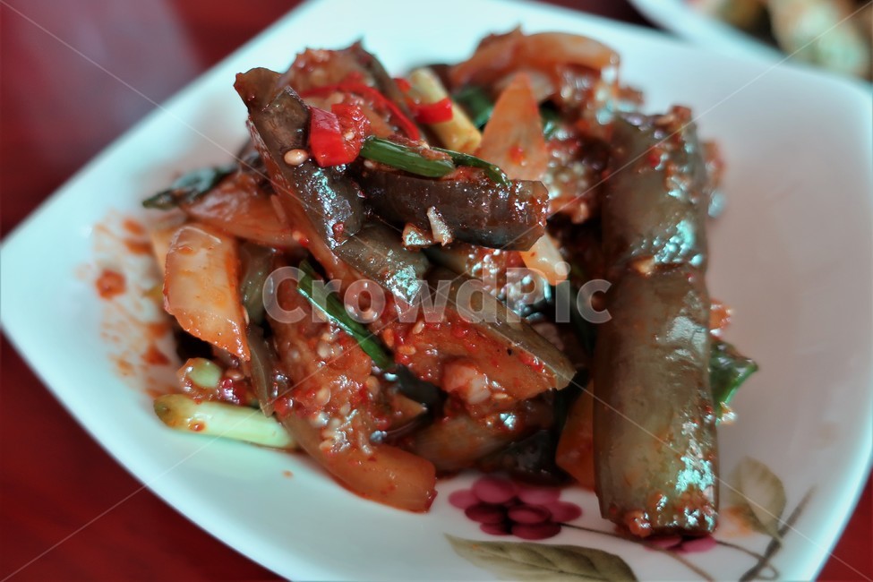 가지,무침,양념,반찬,숟가락,한식,음식,야채,채소,가지무침,음식,식재료,요리,food,cook,meal,dishes,food reserves