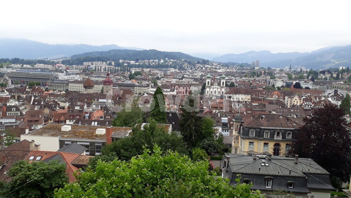 루체른시,루체른,성,마을성곽,루제른