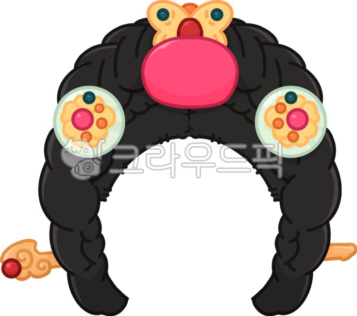 분장용품,전통머리,어린이집행사,행사소품,전통,한국적인,궁궐,조선시대,중전마마,중전머리,사극소품,사극,화려한