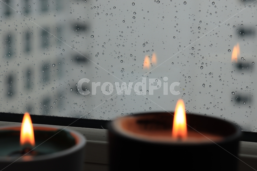 캔들,초,비,감성사진,촛불,candle,rain