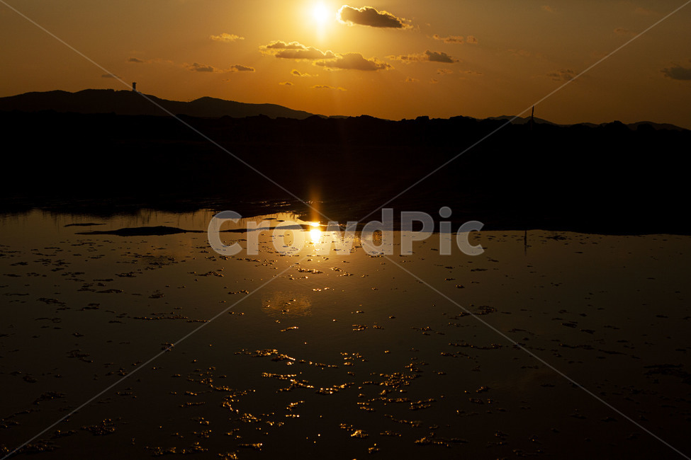 갯벌,풍경,노을,바다,light,빛,플레어,sunlight,햇빛,자연,풍경,nature,landscape