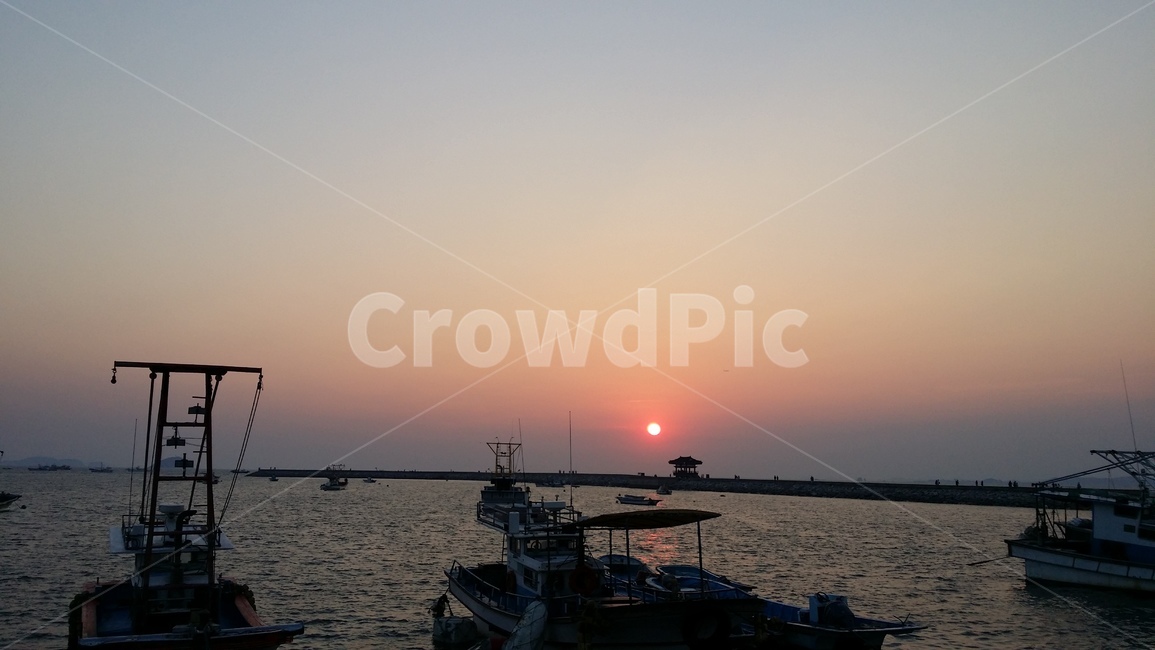 노을,석양,sunset,붉은노을,하늘,바다