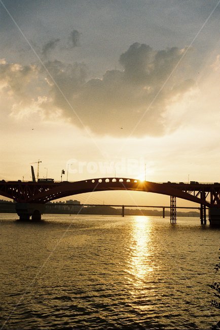 한강,노을,구름,해질무렵,강,river,cloud,해지는한강