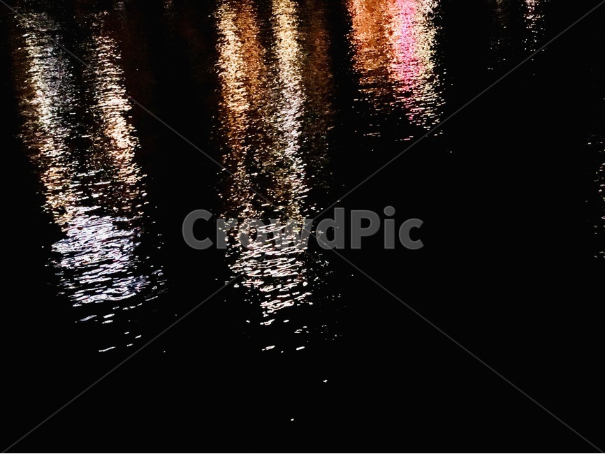 water,물,불빛,잔상,호수,석촌호수,잠실