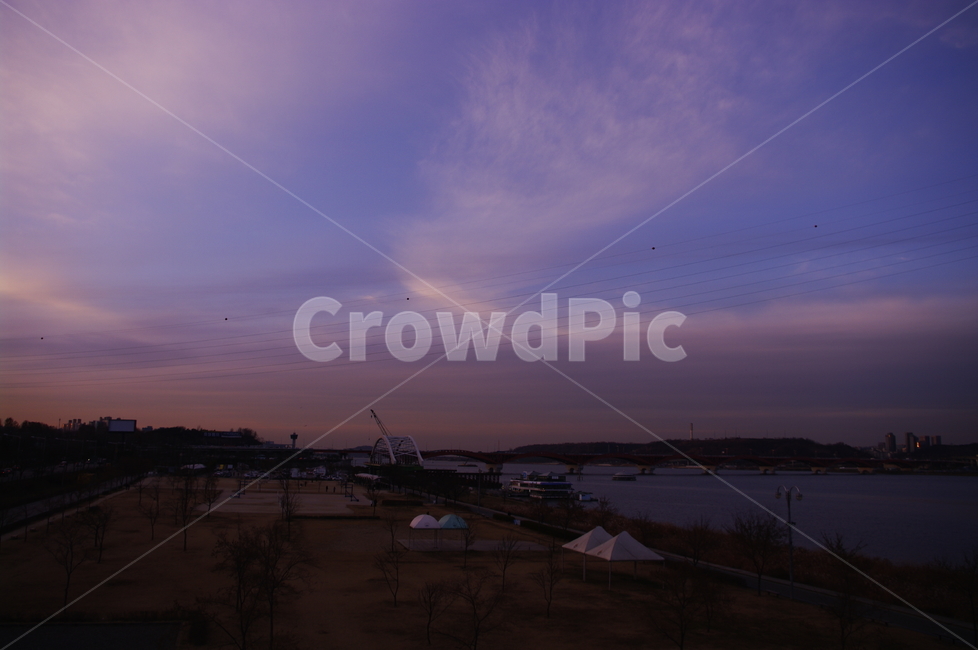 서울,한강,하늘,구름,풍경,철탑,노을,sunset,자연,풍경,nature,landscape,outdoors,옥외