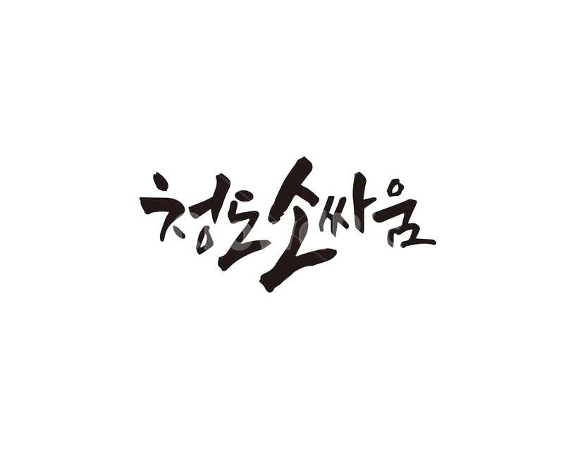 캘리,청소,소,소싸움,축제,손글씨,캘리그라피,청도소싸움,캘리그라피,손글씨,calligraphy