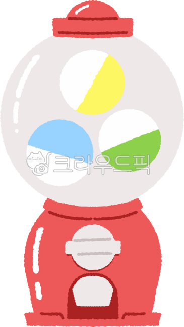 Random draw,lottery,draw,random,random machine,vending machine,illustration,cute,simple,lovely