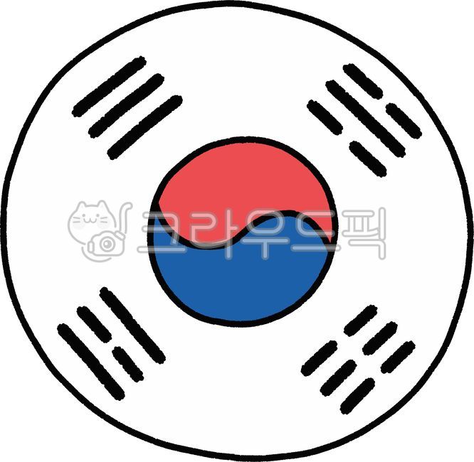 국기,한국,상징,태극,태극기,대한민국,삼일절,국경일,대한독립,31절,3월1일,국기게양,애국,동그란태극기,태극기손그림,태극기일러스트