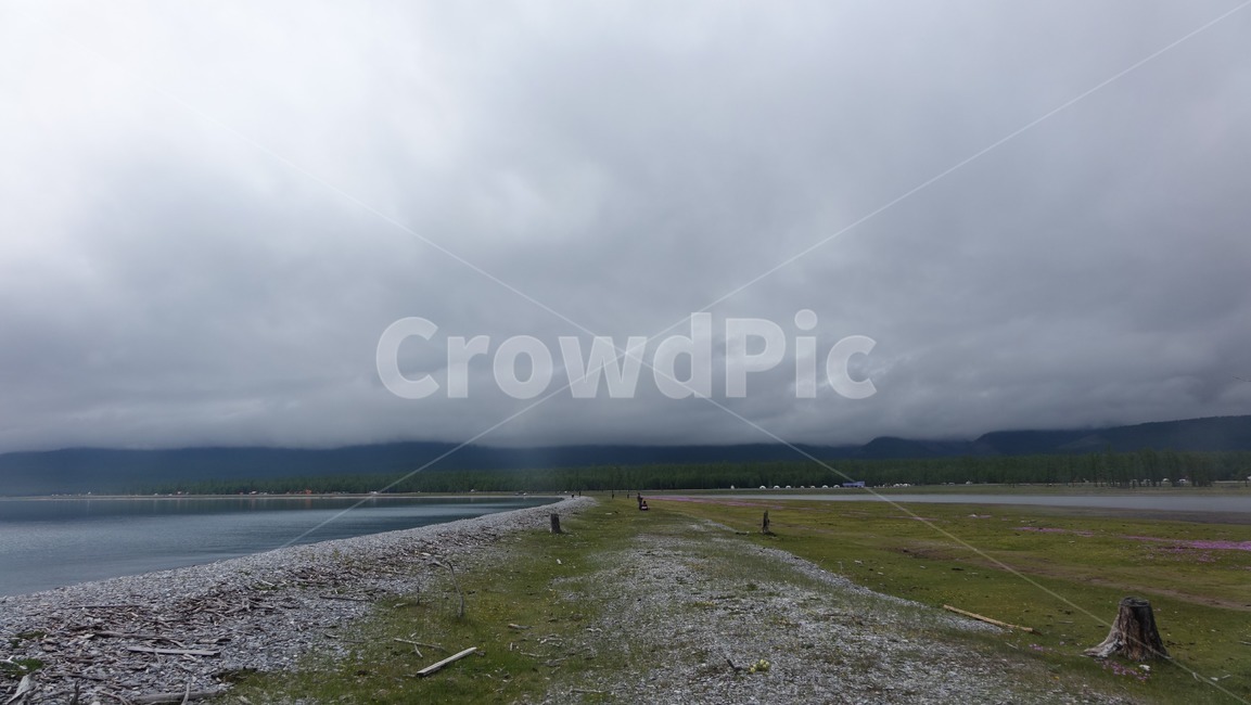 nature,초원,grass,field,자연,지평선,horizon,몽골,fog,안개,몽고,MONGOLIA,홉스굴