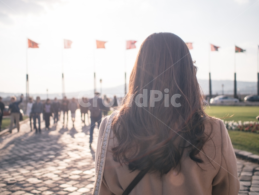 love,buda palace,Hungary,beauty,moved,Historic sites,career woman,back,Group viewing,tourism,travel to Europe,Budapest,tourist,sunlight,trip,challenge,step,budapest,lovers photo,travel,europe