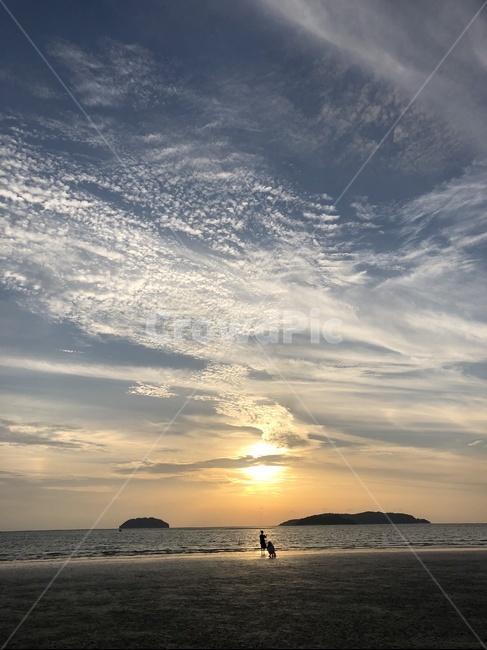 nature,자연,햇빛,sunlight,탄중아루,선셋,해변,바다,beach,sea