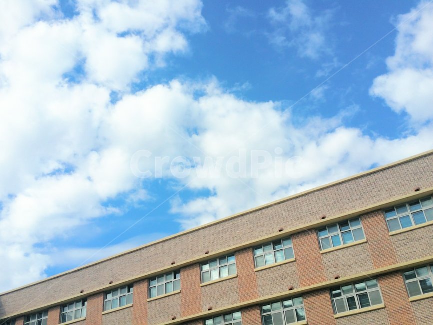 풍경,학교,하늘,구름,청춘,하교,추억,소라,건축물,건물외관,exterior,building,structure,architecture,construction