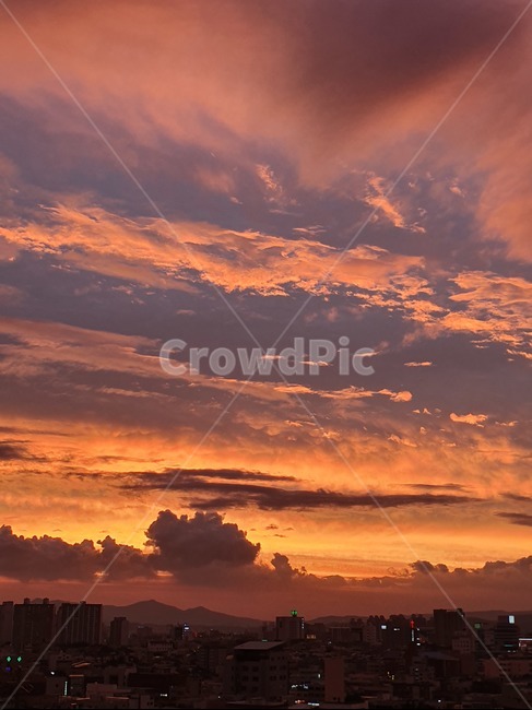 붉은노을,노을,황혼,저녁노을,하늘,구름,sunset,감성사진